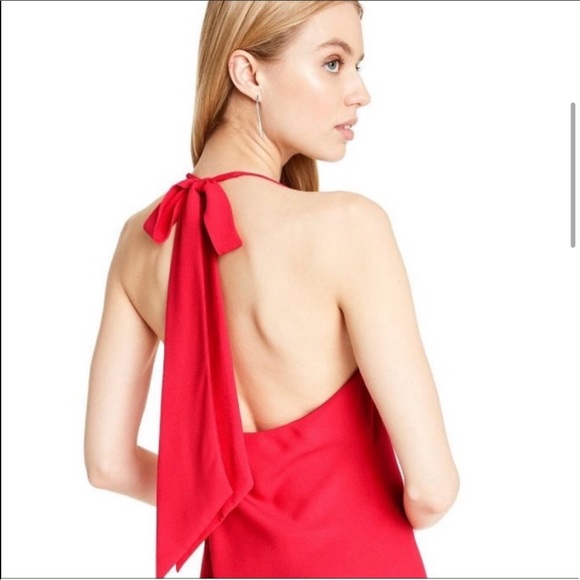NWT Target CUSHNIE Red Slip Dress - Picture 3 of 14